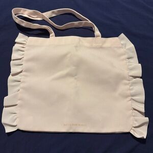 Bath & Body Works Light Pink Ruffle Tote